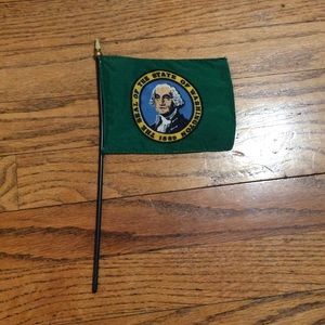 The State of Washington Mini Vintage Flag
